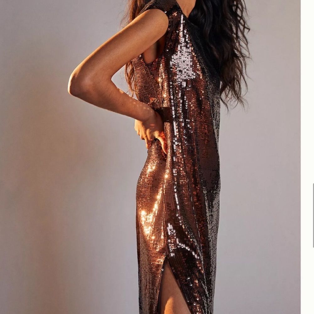 Anthropologie Maeve Kara Sequined Mini Dress Size XS NWT